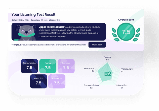 Choose Speaking Test